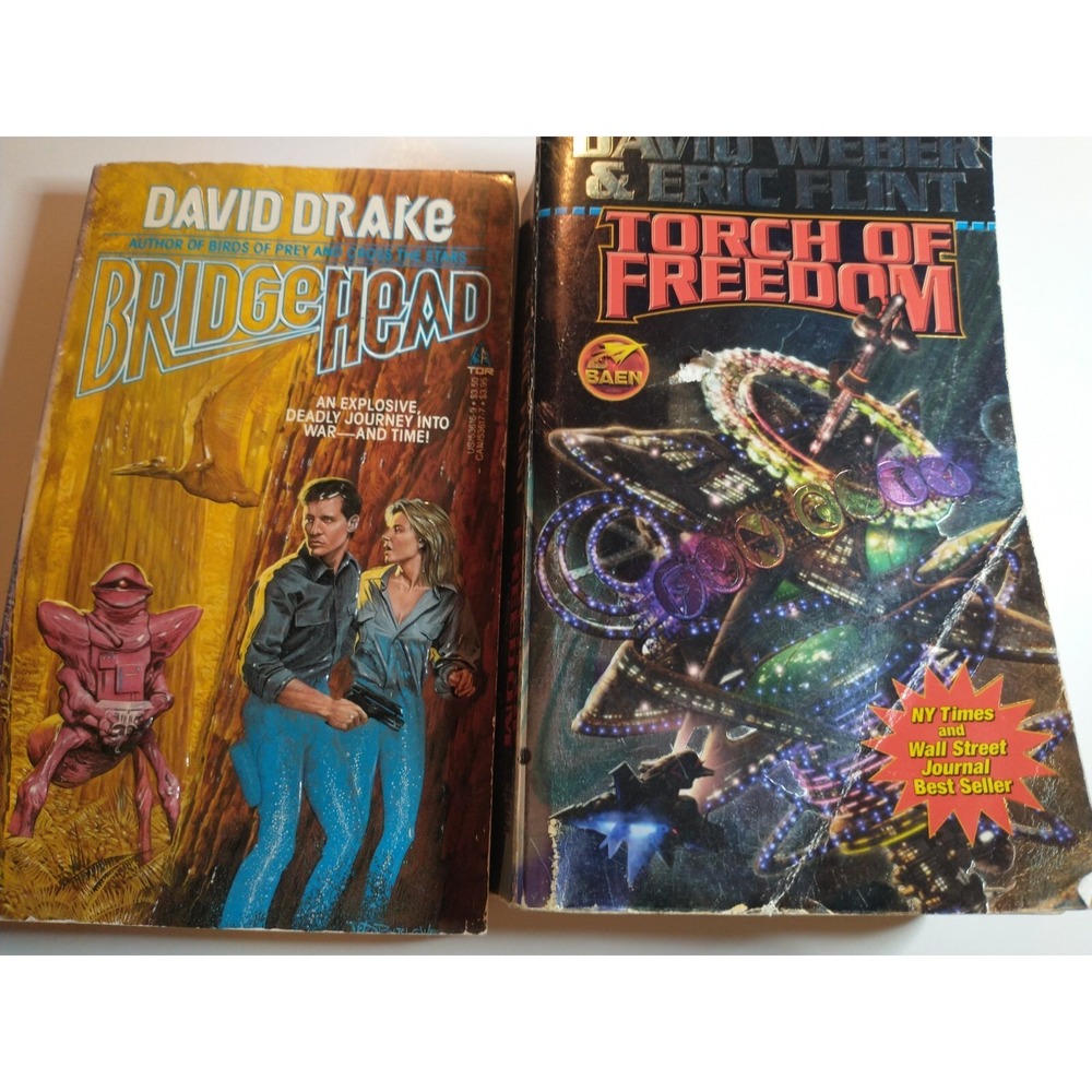 Bridge Head & Torch of Freedom - Paperback Classic Sci-fi Fantasy Book Set